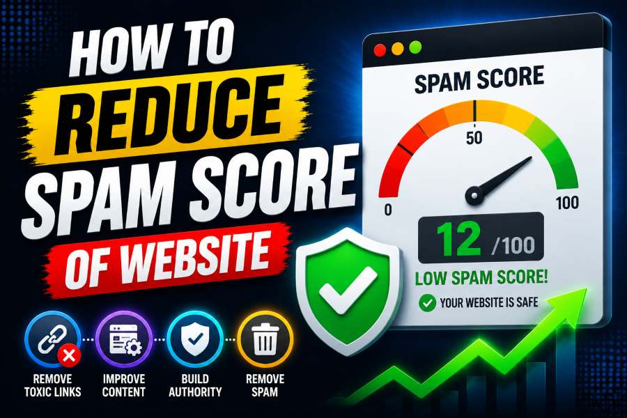 How to Reduce the Spam Score of a Website Safely